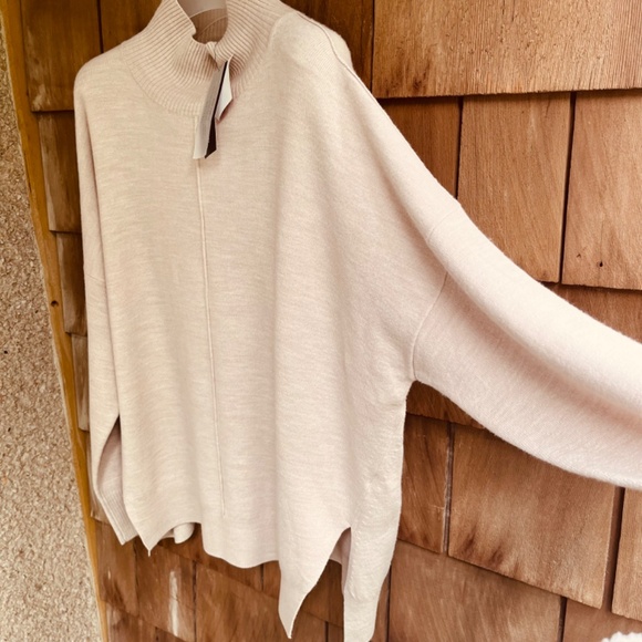 French Connection Oversize Babysoft River Knits High Neck Jumper Ton Sweater - Picture 5 of 17